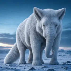 Arctic fox + Elephant